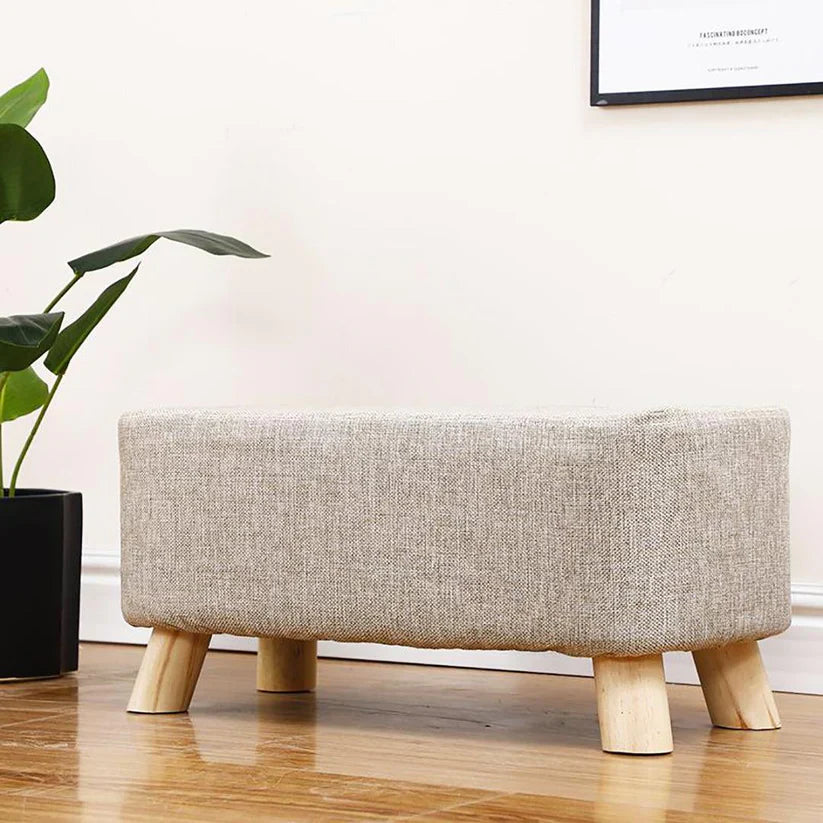 2 Seater Wooden Stool -1109