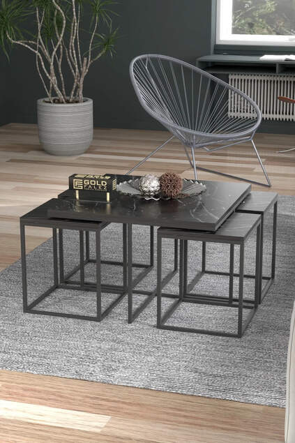 LUXURY SET OF 5 PIECES DURABLE CENTER TABLE
