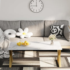 Wolawu Coffee Rectangular Table Lounge Living Room Coffee Center table