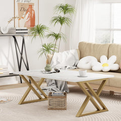 Wolawu Coffee Rectangular Table Lounge Living Room Coffee Center table