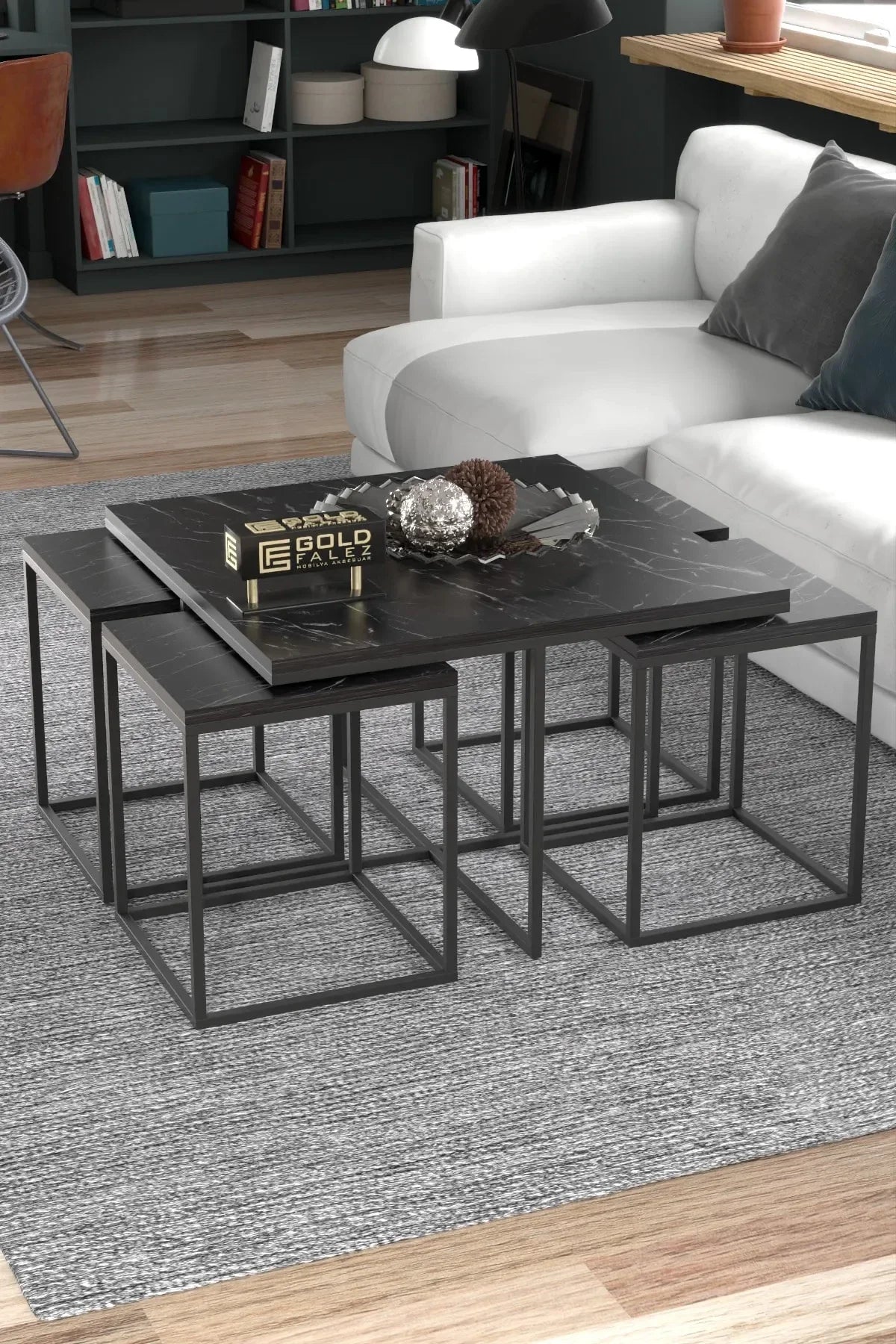 LUXURY SET OF 5 PIECES DURABLE CENTER TABLE