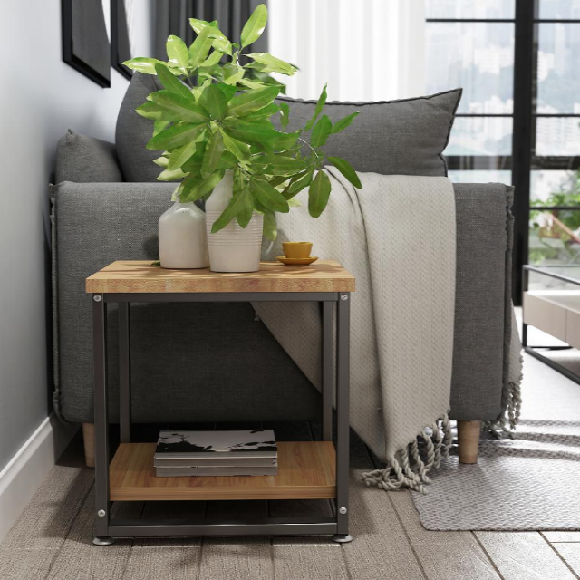 End Sofa Side living Lounge Drawing Table (2 Tier)-Special
