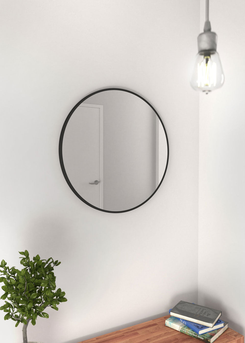 Lutino round mirror-1194