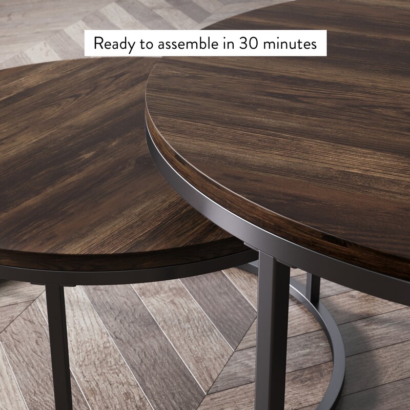 Maywood Nesting Living Loung Drawing Room Centre Tables (Set of 2)
