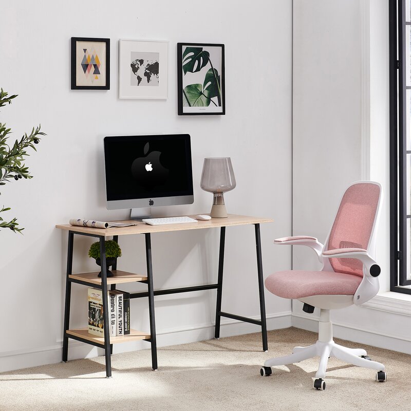 Aragon Home Office Workstation Writing Organizer Desk Table