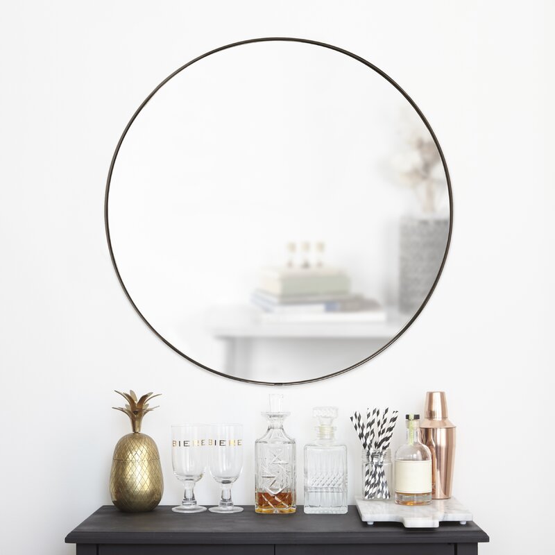 Lutino round mirror-1194