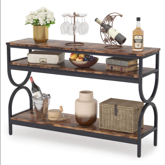 Settee LED Entryway Living Lounge Console Organizer Table-1150