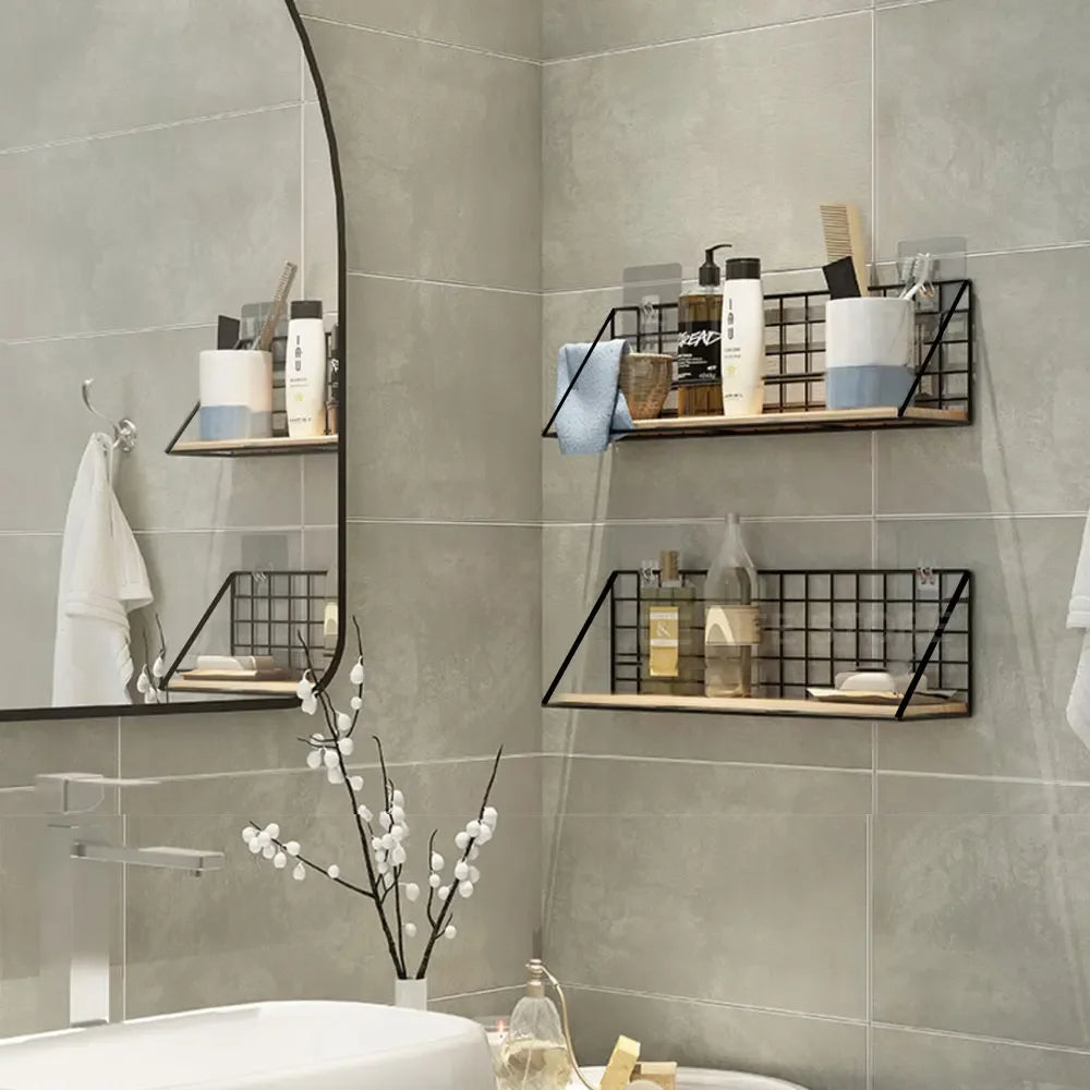 Single piece Wall Mounted Shelves Wood Hanging Shelf For Living Room