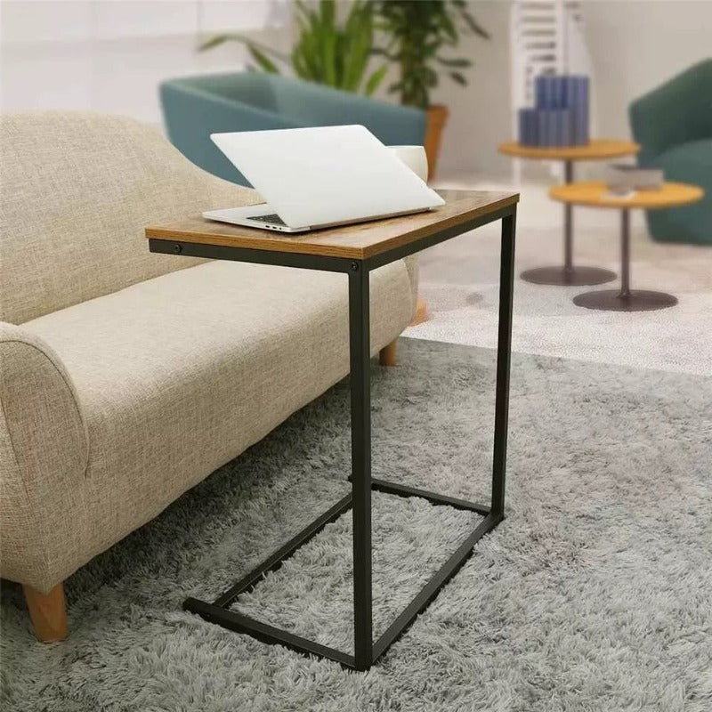 C SHAPE SOFA SIDE TABLE