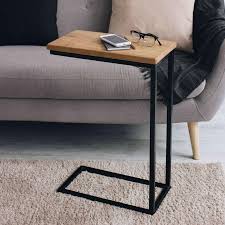 C SHAPE SOFA SIDE TABLE