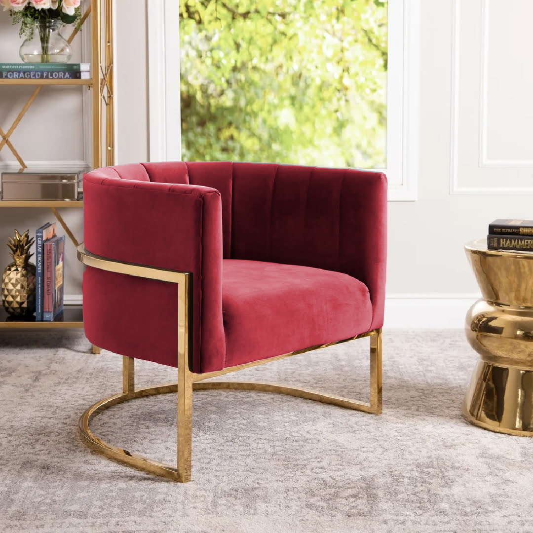 Luxury Velvet Living Room Chair-1192
