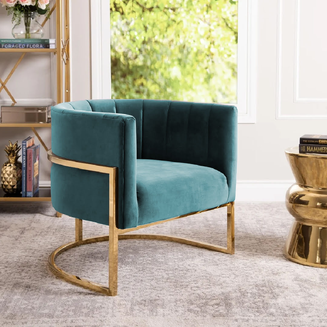 Luxury Velvet Living Room Chair-1192