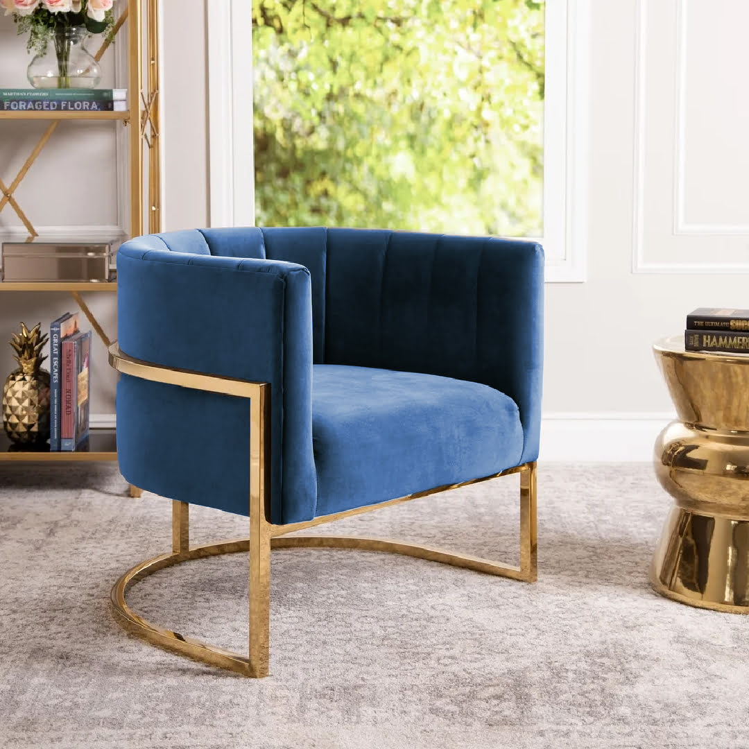 Luxury Velvet Living Room Chair-1192