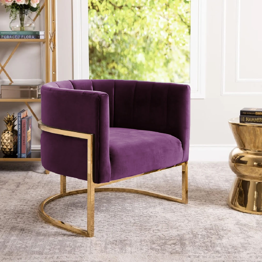 Luxury Velvet Living Room Chair-1192