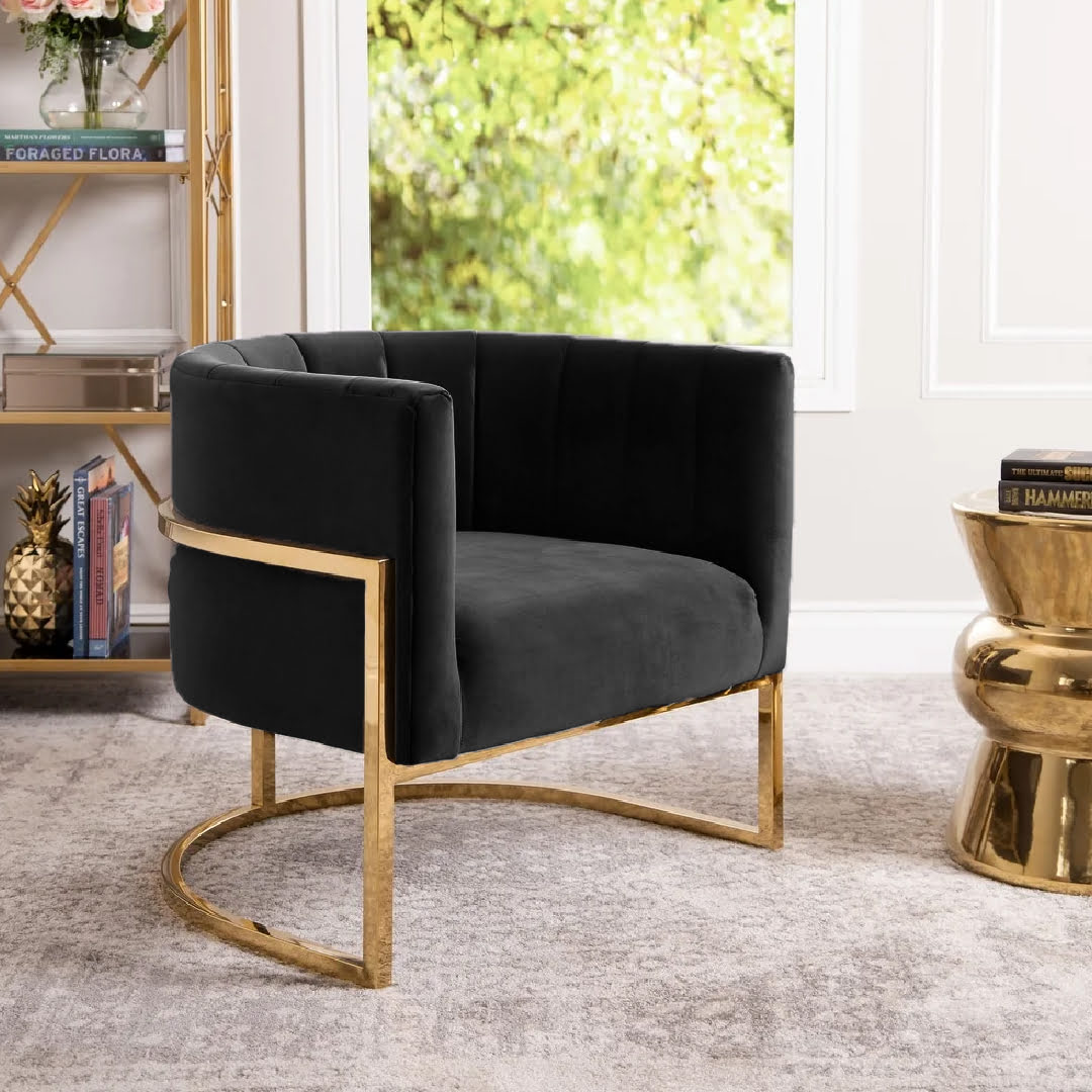 Luxury Velvet Living Room Chair-1192
