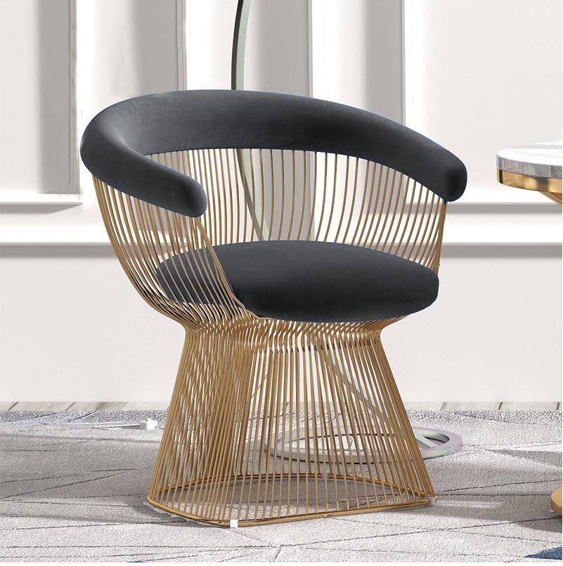 Swiss Royal Velvet Lounge Sofa Chair-1193