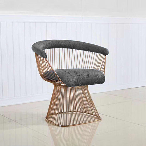 Swiss Royal Velvet Lounge Sofa Chair-1193