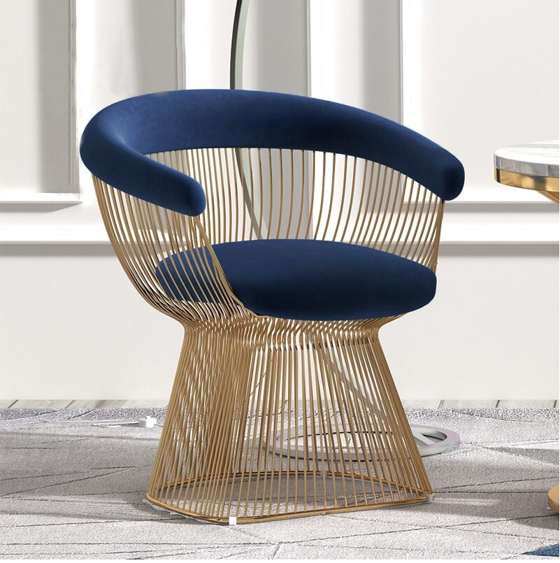 Swiss Royal Velvet Lounge Sofa Chair-1193